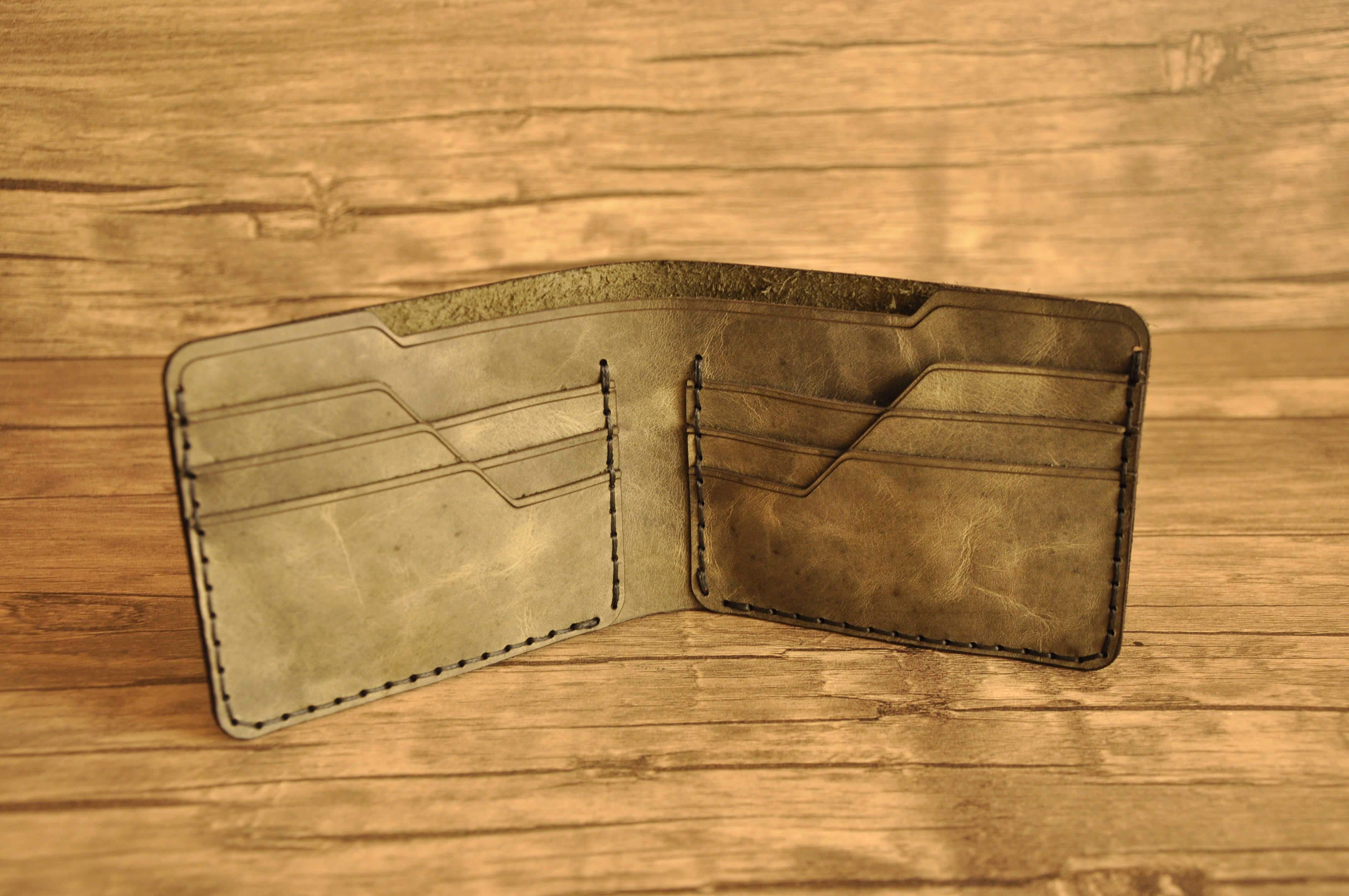 REA BIFOLD EL YAPIMI DERİ CÜZDAN