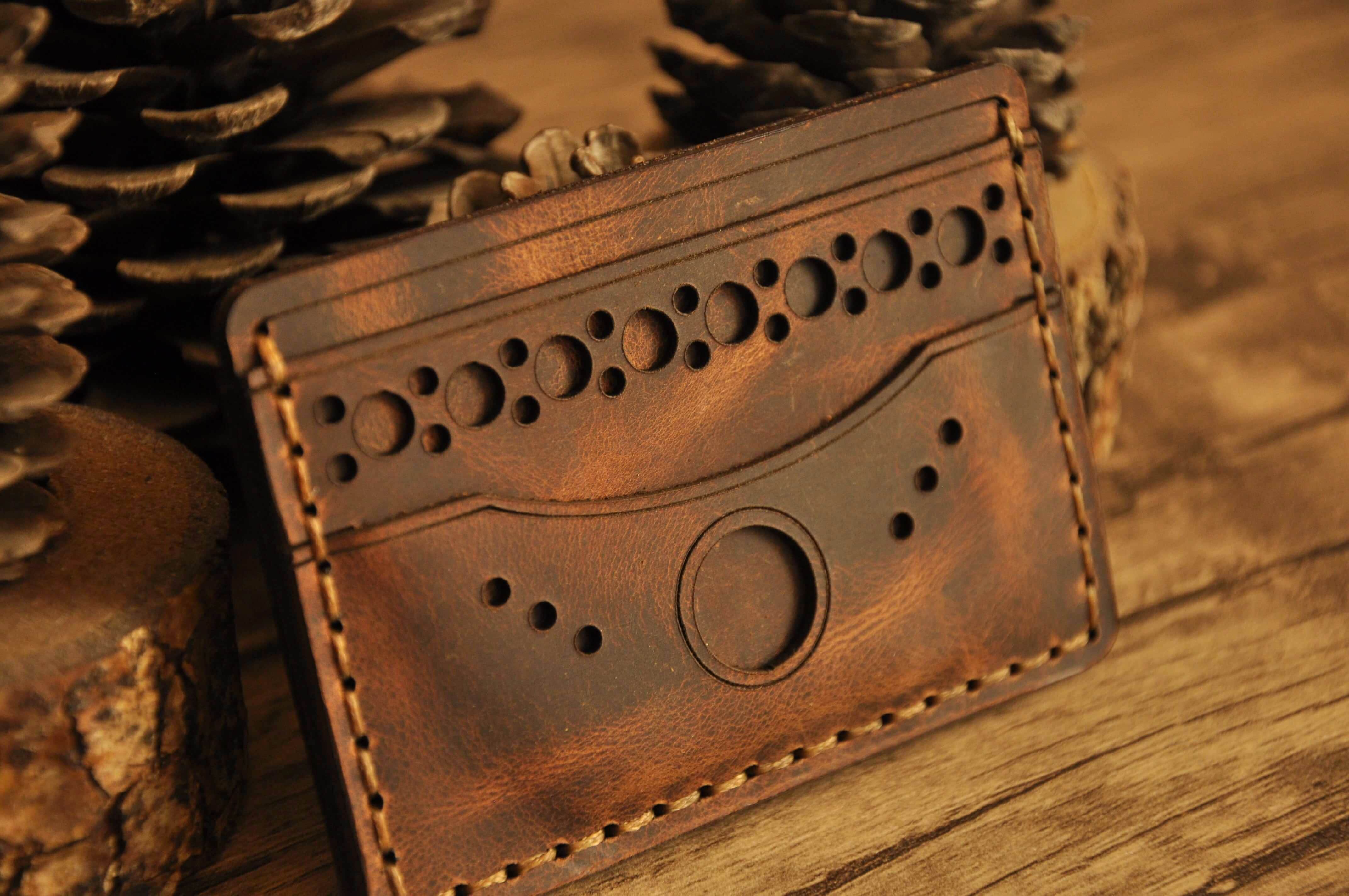 BUBBLE AVUÇ İÇİ DERİ KARTLIK