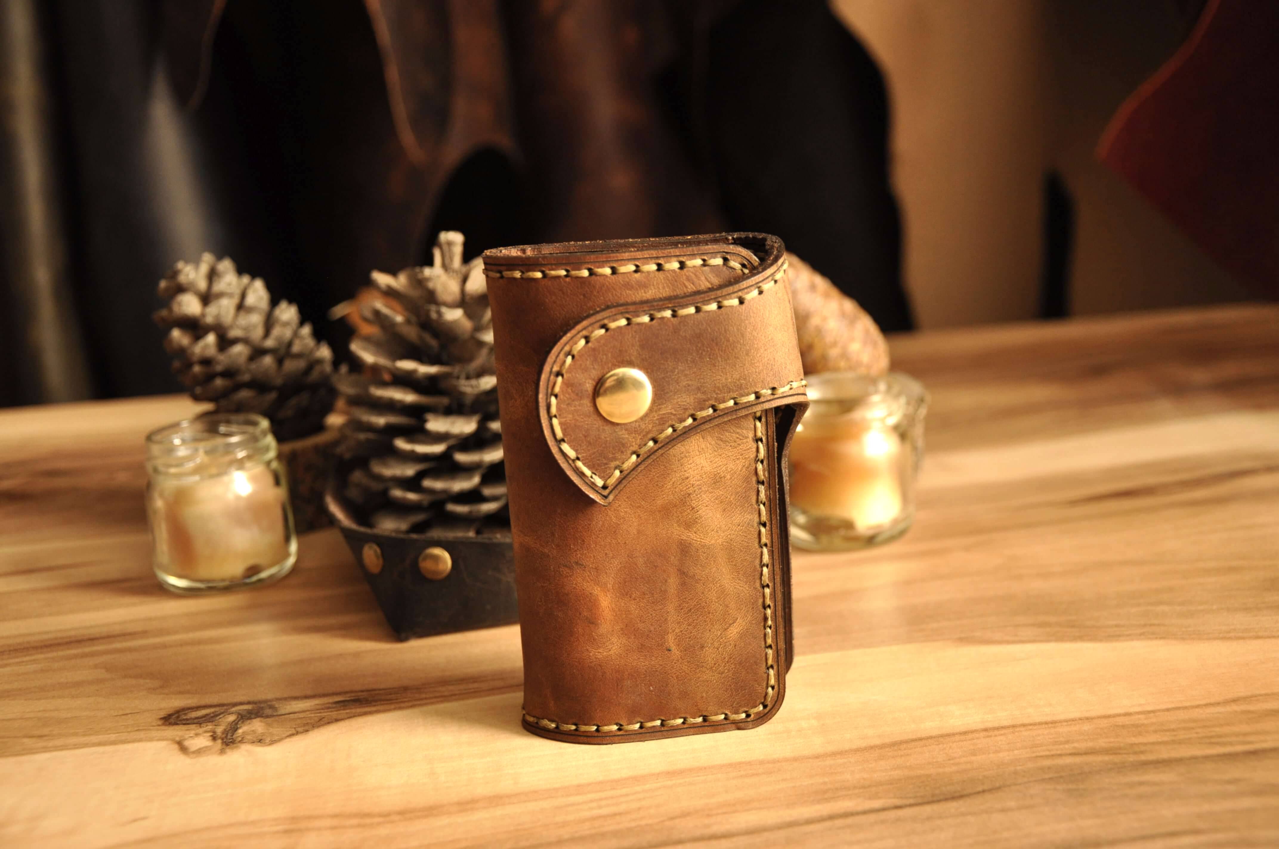 COWBOY DERİ ANAHTARLIK (KAPAKLI)