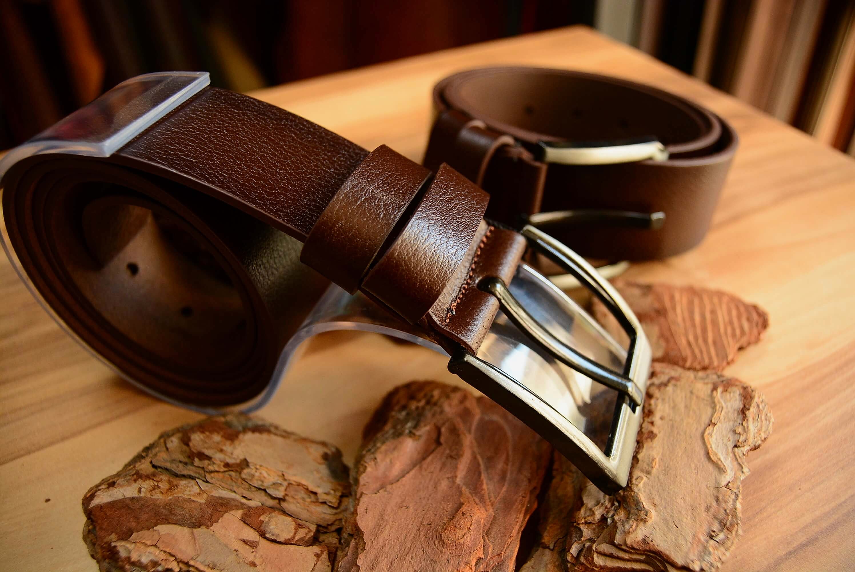 KAHVE DERİ KEMER 4,5 CM