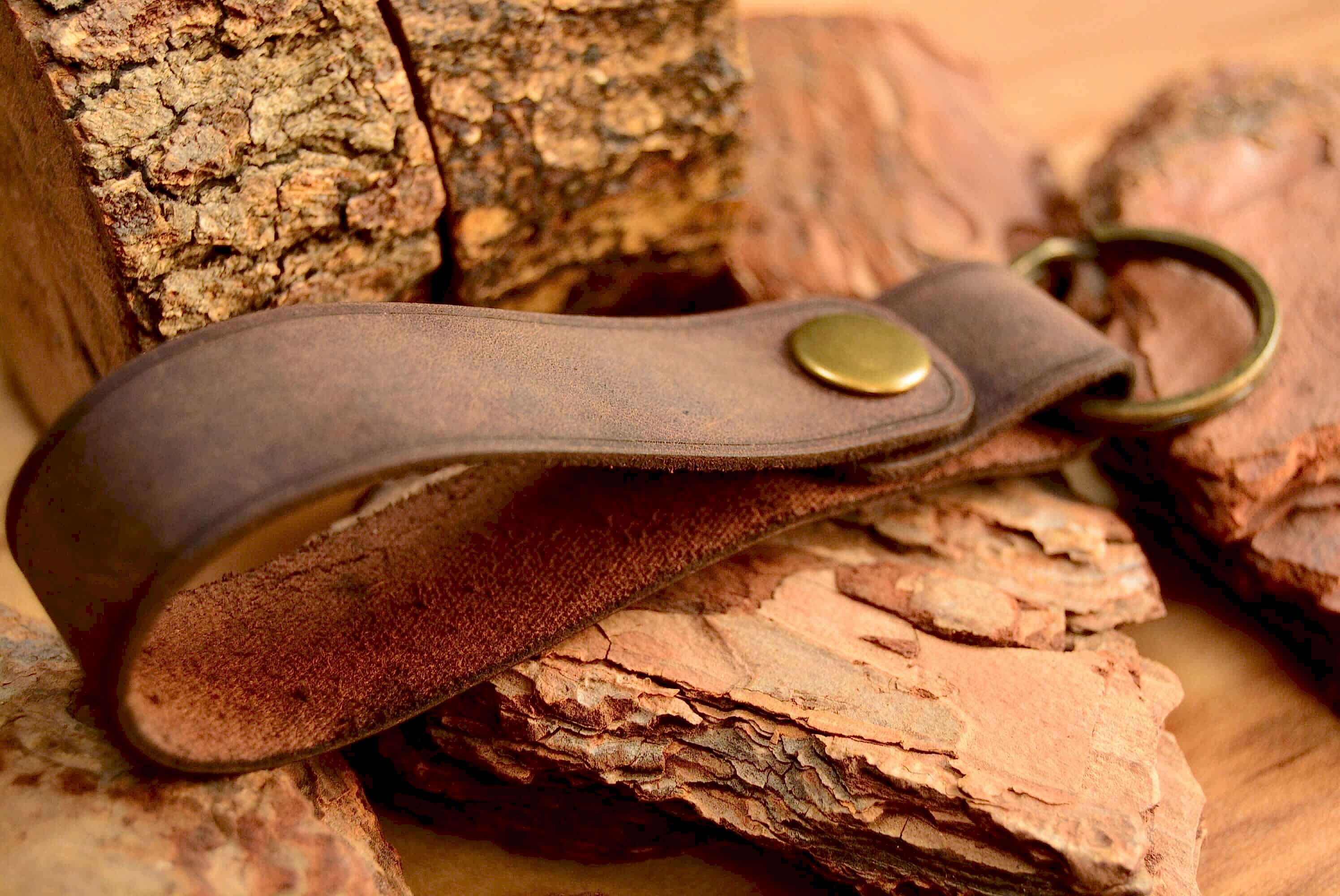 ÇITÇITLI ŞERİT DERİ ANAHTARLIK 