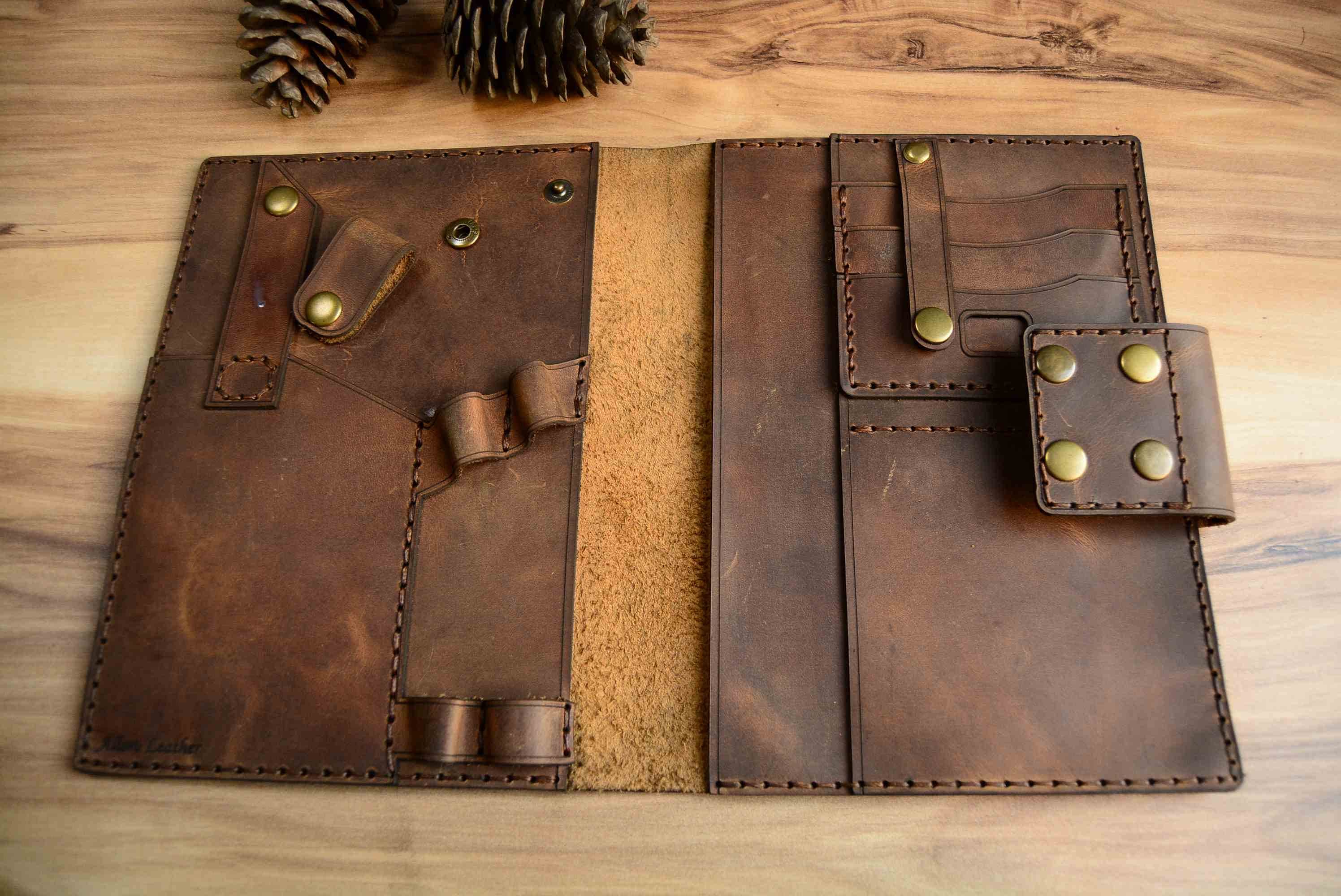  A5 ORGANIZER DERİ DEFTER TABLET DOSYA KILIFI