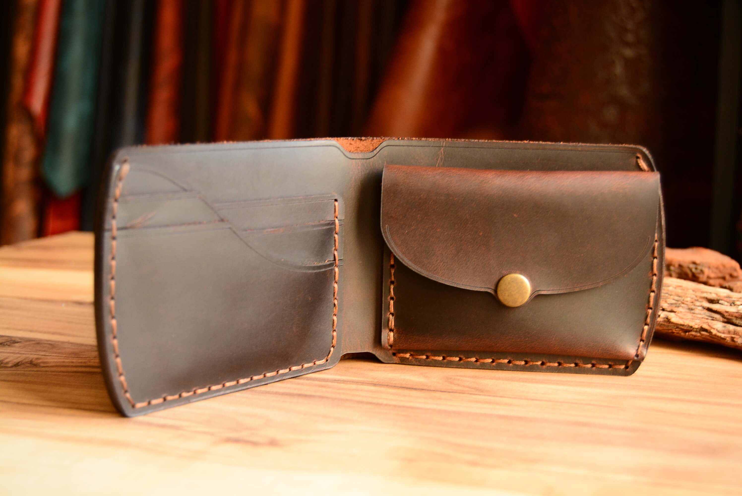 PALLAS EL YAPIMI DERİ CÜZDAN