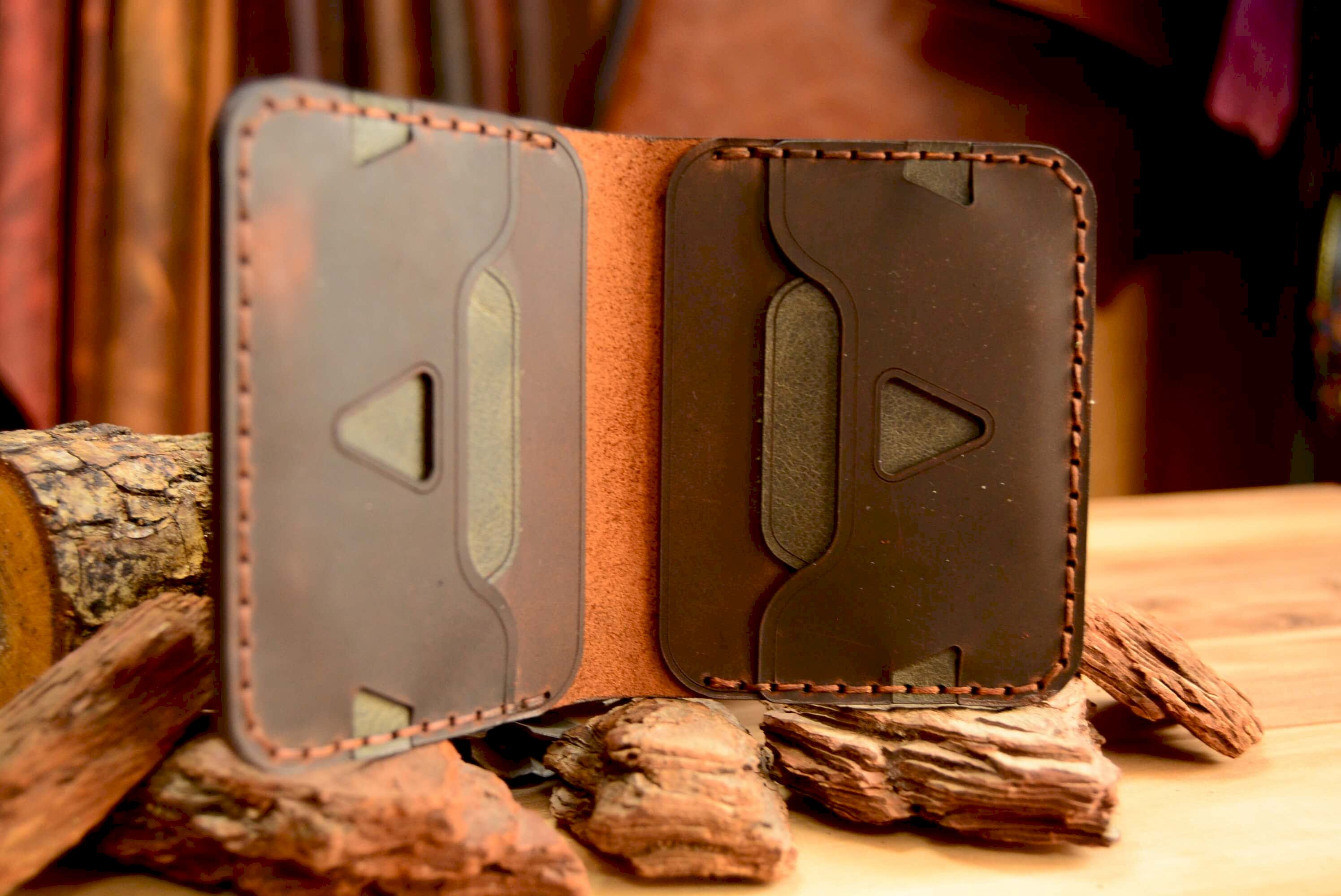 DOUBLE AGAVE DERİ KARTLIK