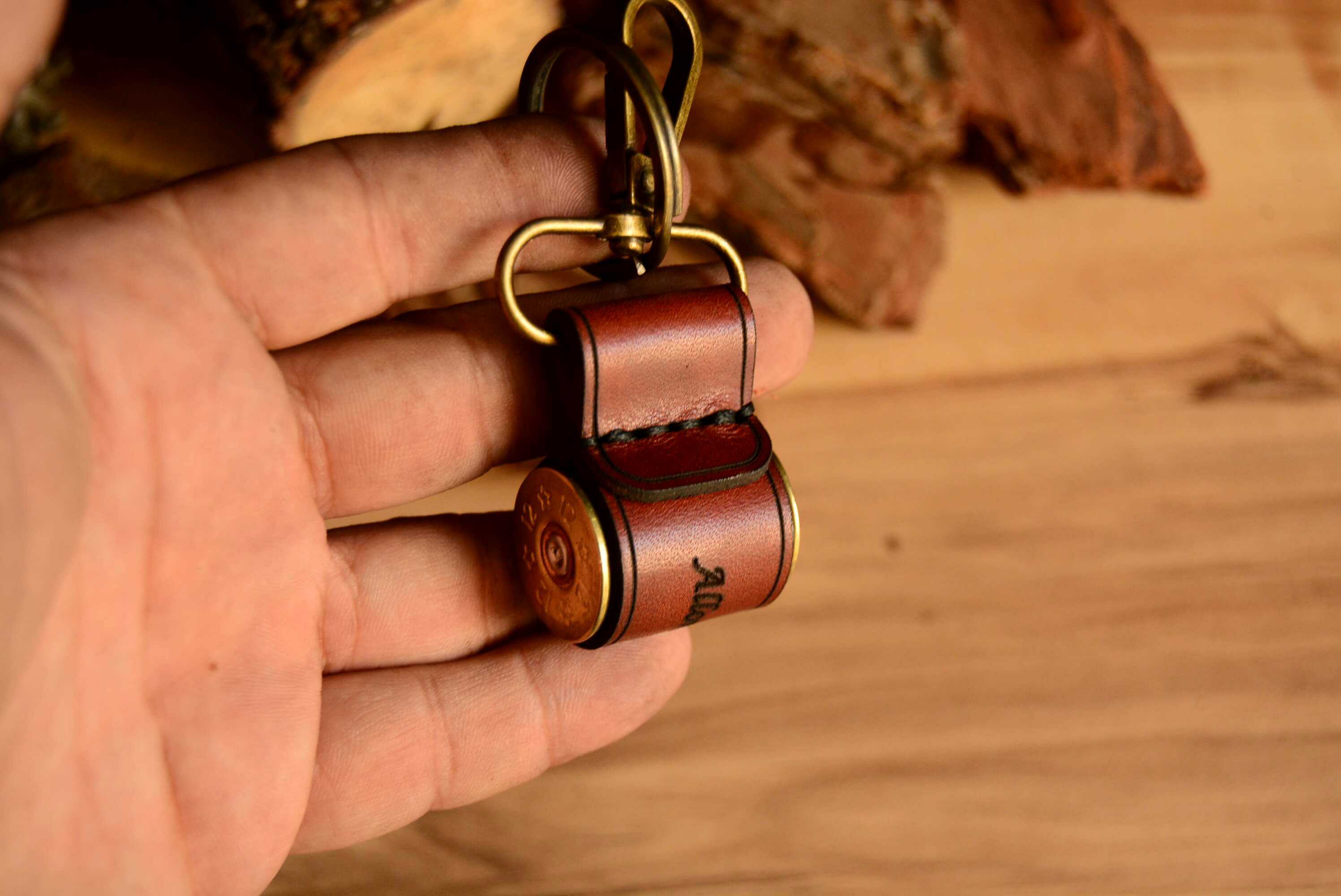 FİŞEK (Mermi) DERİ ANAHTARLIK V-1 