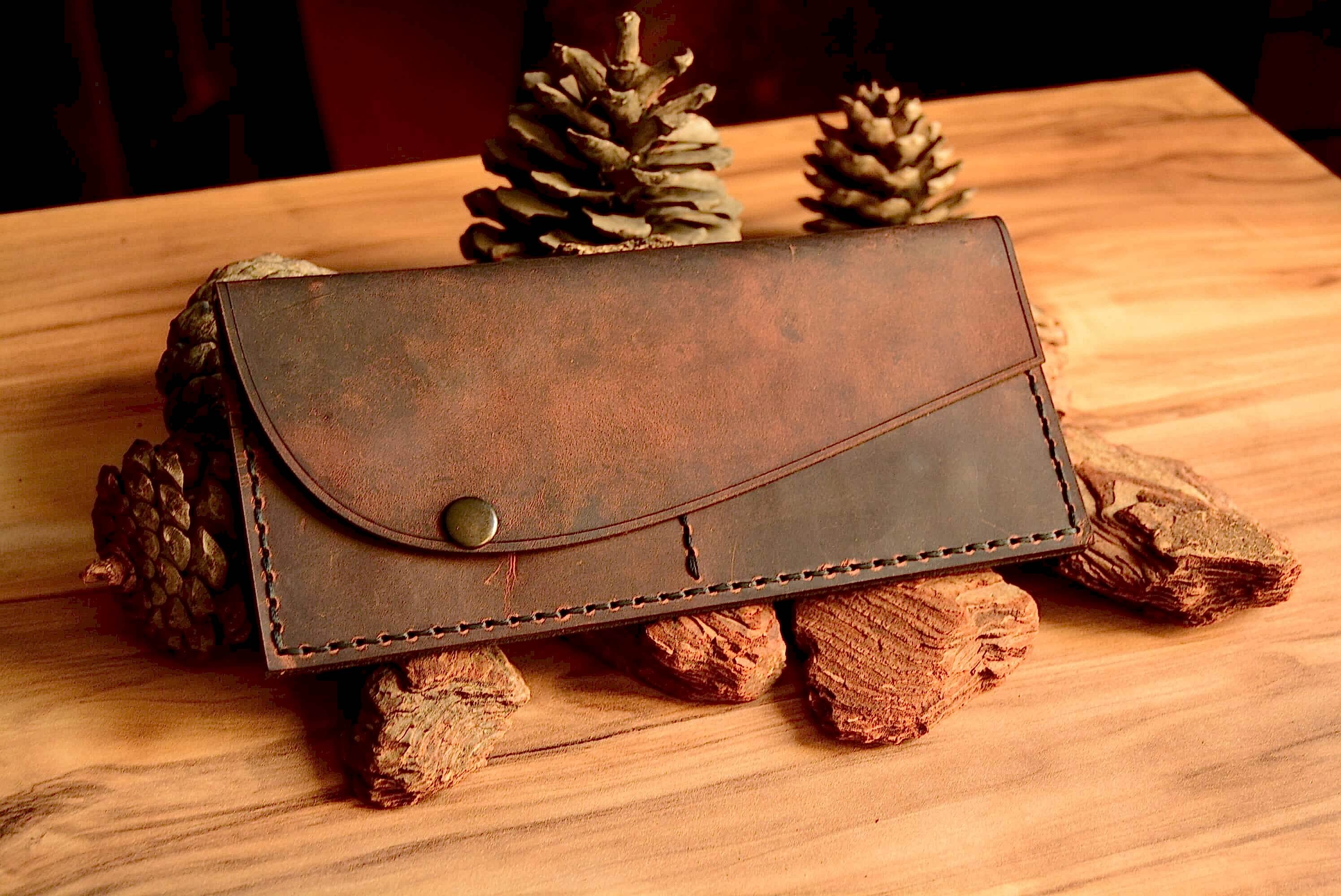 HERA YATAY EL YAPIMI DERİ CÜZDAN