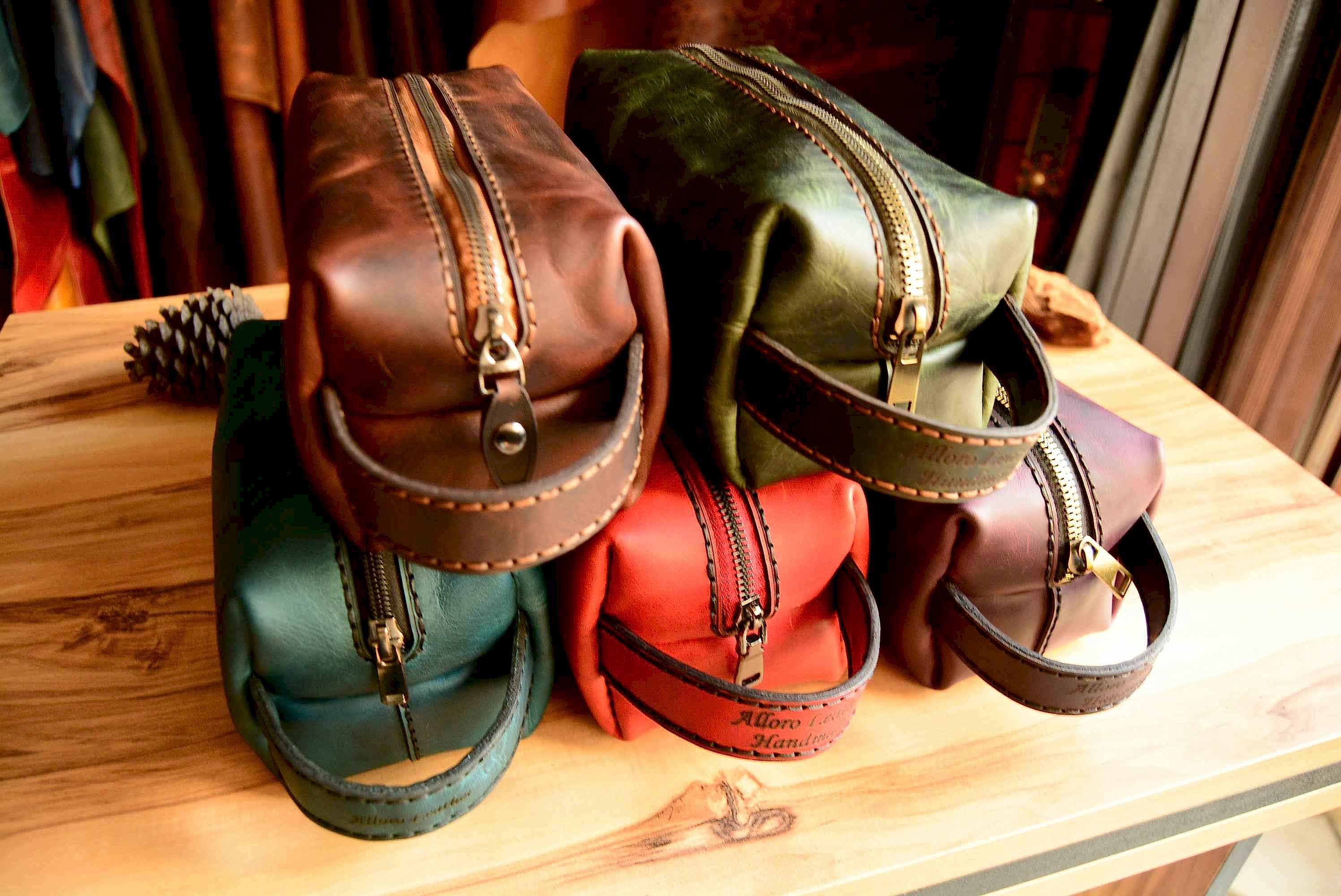 DOPP KİT KLASİK EL YAPIMI DERİ ÇANTA