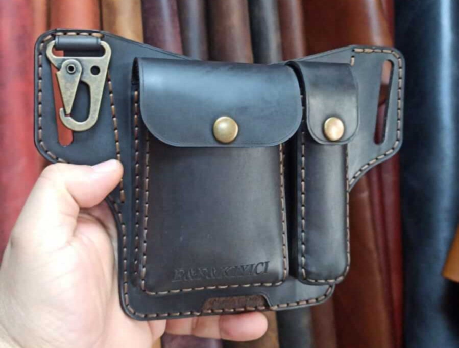 TACTICAL DERİ KEMER ÇANTASI